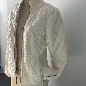 PRANA Fleece Lined Fitted Jacket in Bone